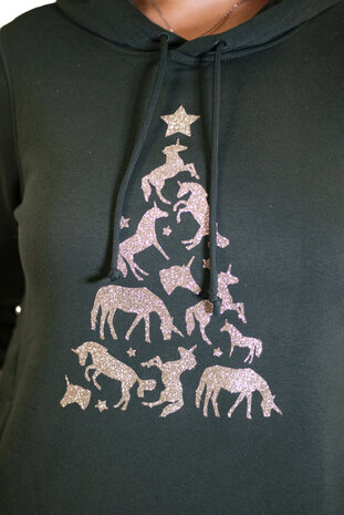 Unicorn Christmas hoody - 