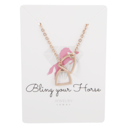 Ketting Stirrups Rose Gold