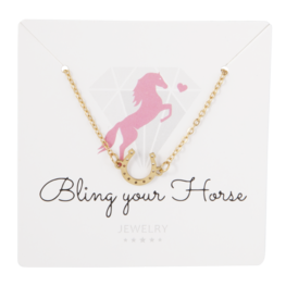 Armband Horse Shoe Gold