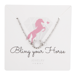 Armband Horse Shoe Silver